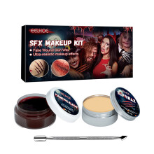 Eelhoe Kit Makeup Skin Wax Set Horror Scar Halloween Cosmetics Prop Parties