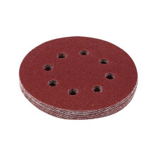125mm Polishig Discs Red Sanding Discs 8 Hole Grit