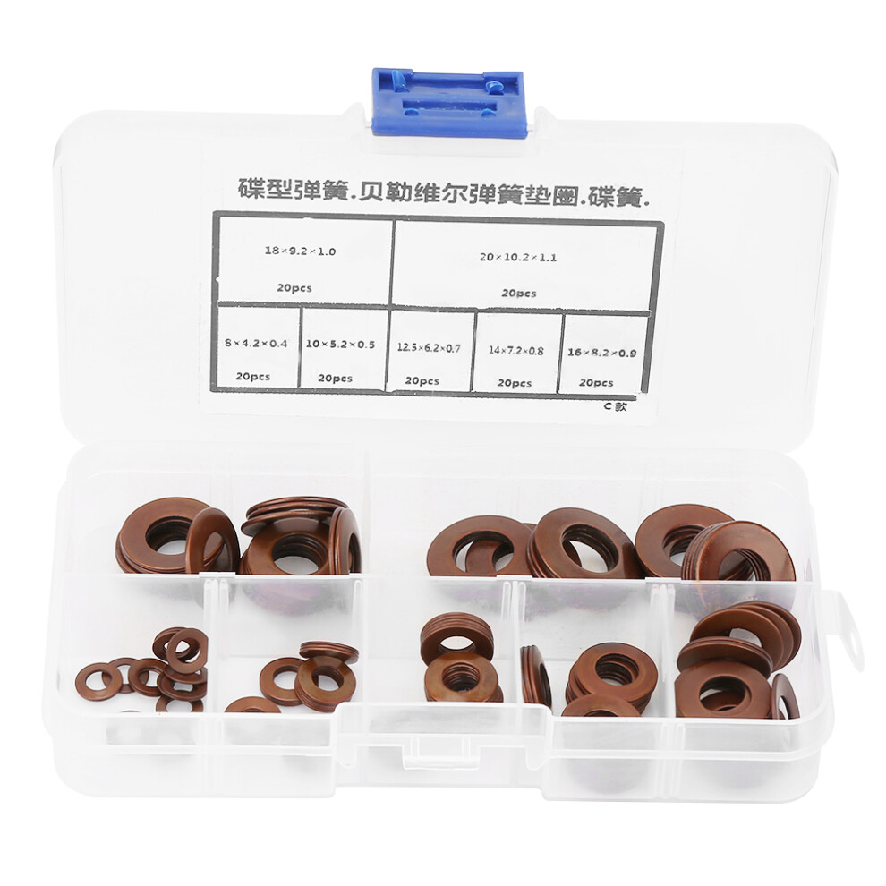 7 Sizes Belleville Compression Spring Disc Washer