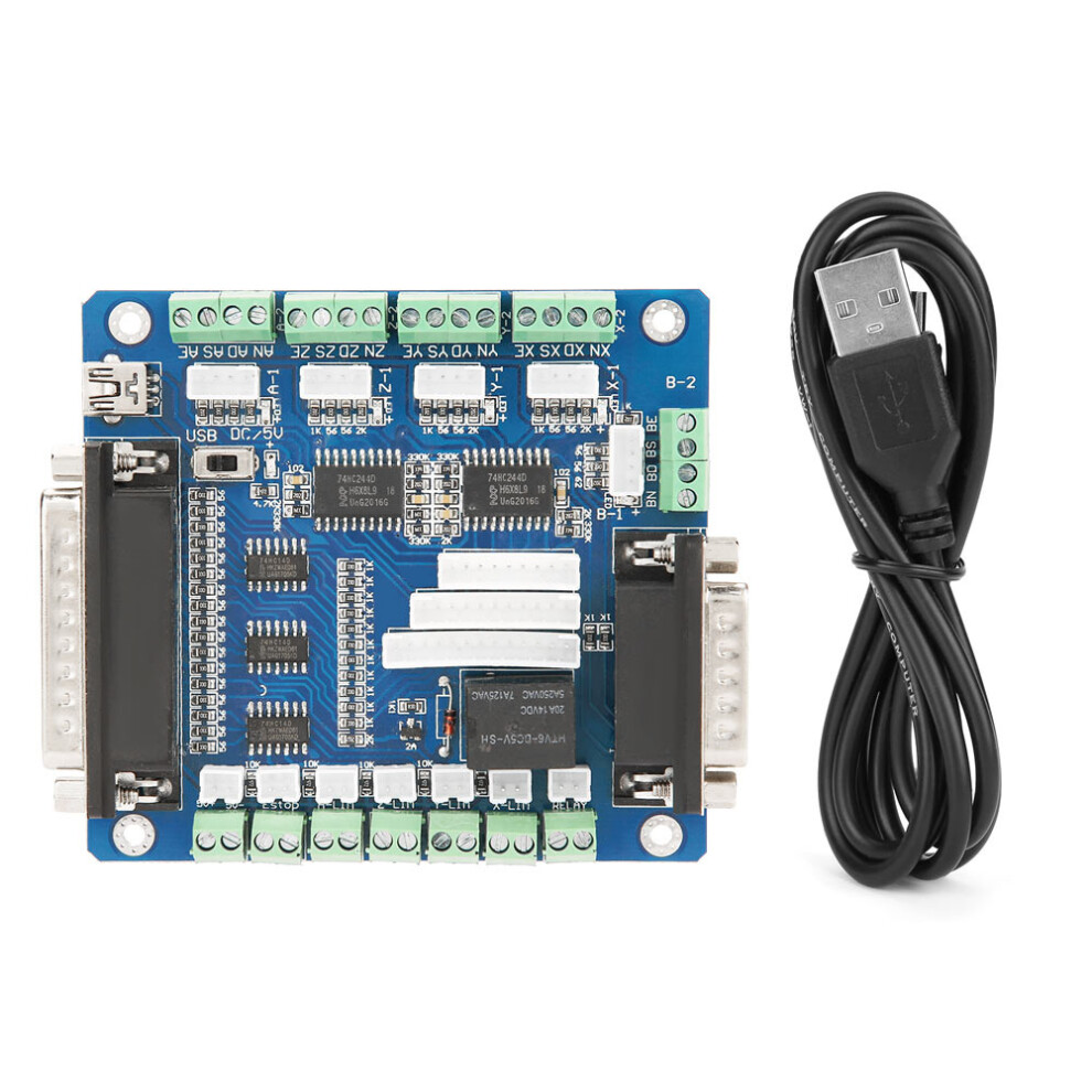 MACH3 Interface 5 Axis CNC Stepper Motor Driver