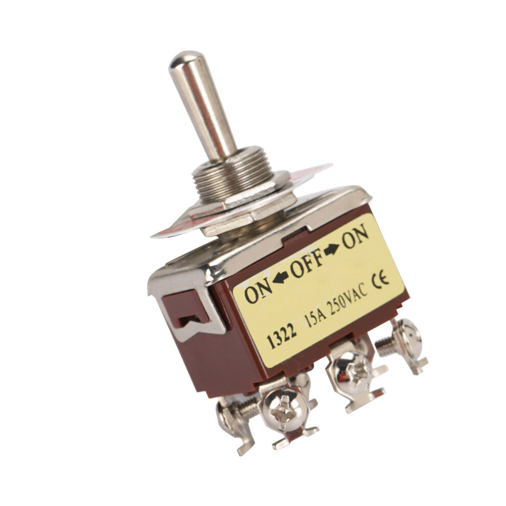 5PCS Toggle Switch DPDT 6 Pin3 Position Terninal