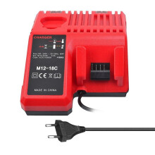 M12-18C Li-ion Battery Charger for Milwaukee 12 V 14.4V 18V C1418C 48-11-1815/1828/1840 M18 M14 M12
