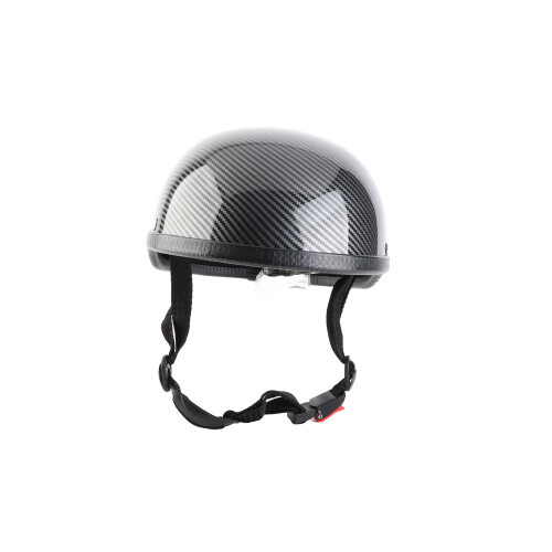 Vintage-ABS-Motorrad-Halbhelm-Carbon-Struktur-Universalgröße 2