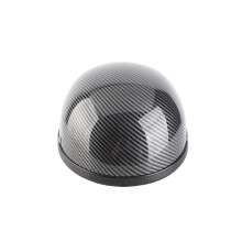 Vintage-ABS-Motorrad-Halbhelm-Carbon-Struktur-Universalgröße