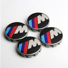 Copricerchio Bmw Serie M Logo Power Nero Coprimozzo Centrale Auto 68mm888 Emblema