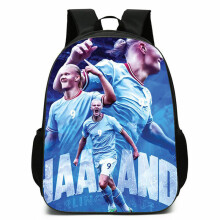 (Color 18)Fußball Messi Anime Cartoon Figur Schüler Rucksack für Schule Kinder