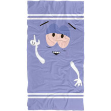 (Style D, 80x160cm) Park Expression South Pattern Bathroom Bath Towel Beach Water Absorbing Towels