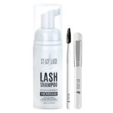 STACY LASH Wimpernverlngerungs-Shampoo-Brste / 50 ml / 1,69 fl.oz / Augenlid-Reiniger/Waschmittel fr Verlngerungen und natrliche Wimpern/Sic