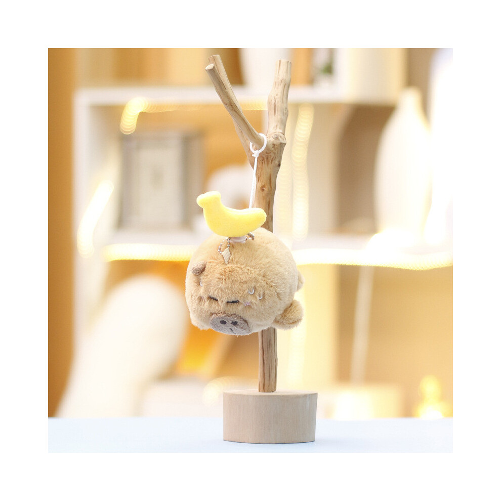 (Yellow) Water Pig Guinea Plush Keyring Cute Soft Doll For Teens And Pet Enthusiasts-image-OPC-PKB9TBM-NEW