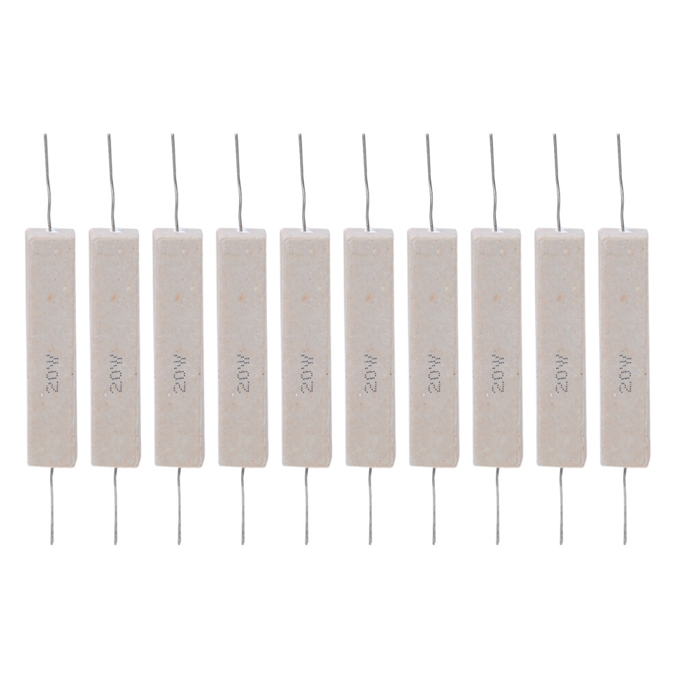 10Pcs Cement Resistor Power Resistance 5% High