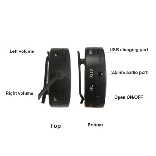 Bonein BN802 Bone Conduction Headphone Wire Headset Foldable Hearing Earphone IP55 Waterproof Earpho 1