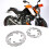 2PCS Front Rear Brake Discs Rotor for 125‑500 XCF 11