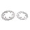 2PCS Front Rear Brake Discs Rotor for 125‑500 XCF 1