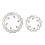 2PCS Front Rear Brake Discs Rotor for 125‑500 XCF 10