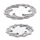 2PCS Front Rear Brake Discs Rotor for 125‑500 XCF 6