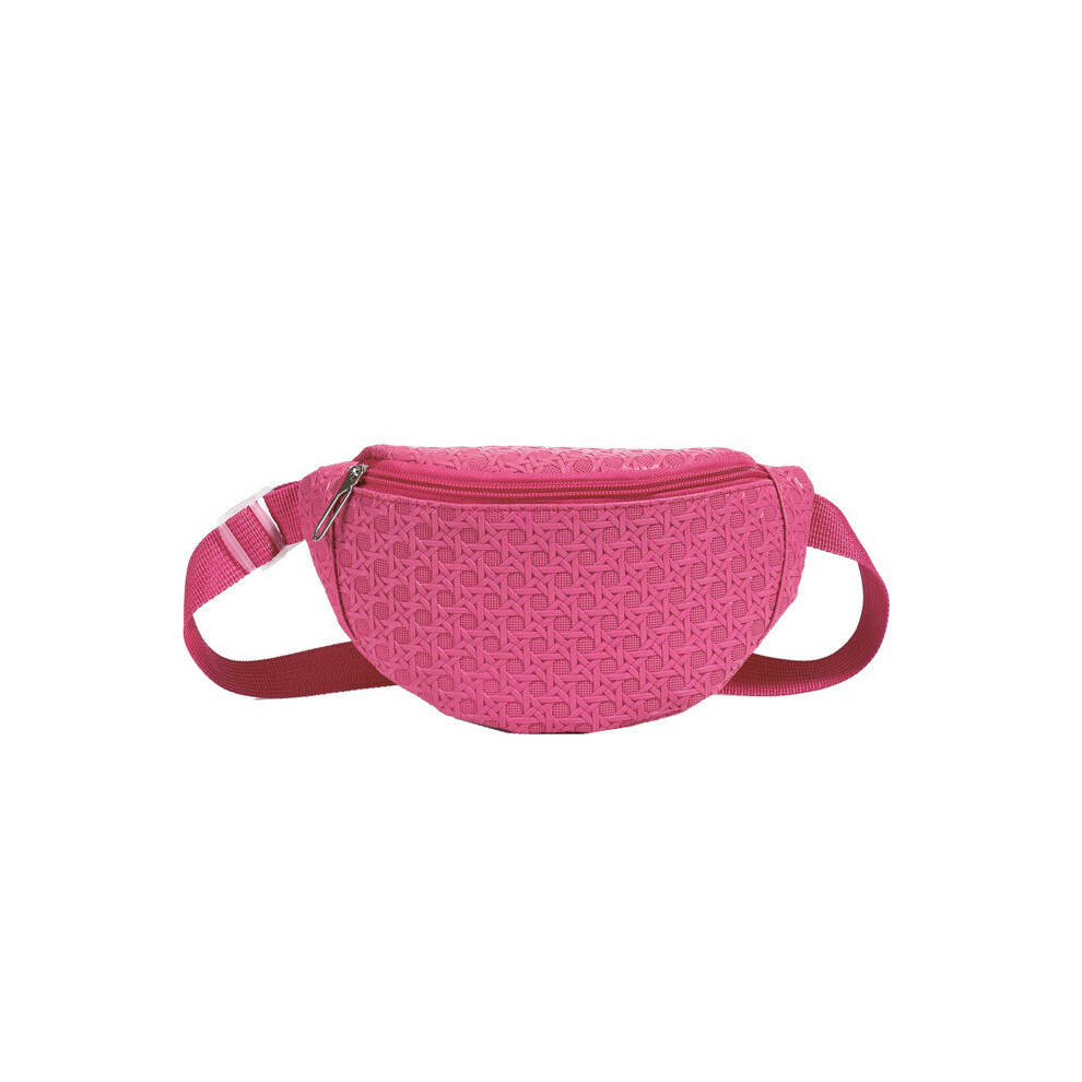 (Rose) Solid Color Retro Fashionable Vintage Children Waist Pack Kindergarten Days-image-OPC-PKB9XYJ-NEW