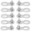 5pairs Bicycle Missing Link Rustproof Steel Quick 3