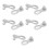5pairs Bicycle Missing Link Rustproof Steel Quick 2