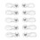 5pairs Bicycle Missing Link Rustproof Steel Quick 8