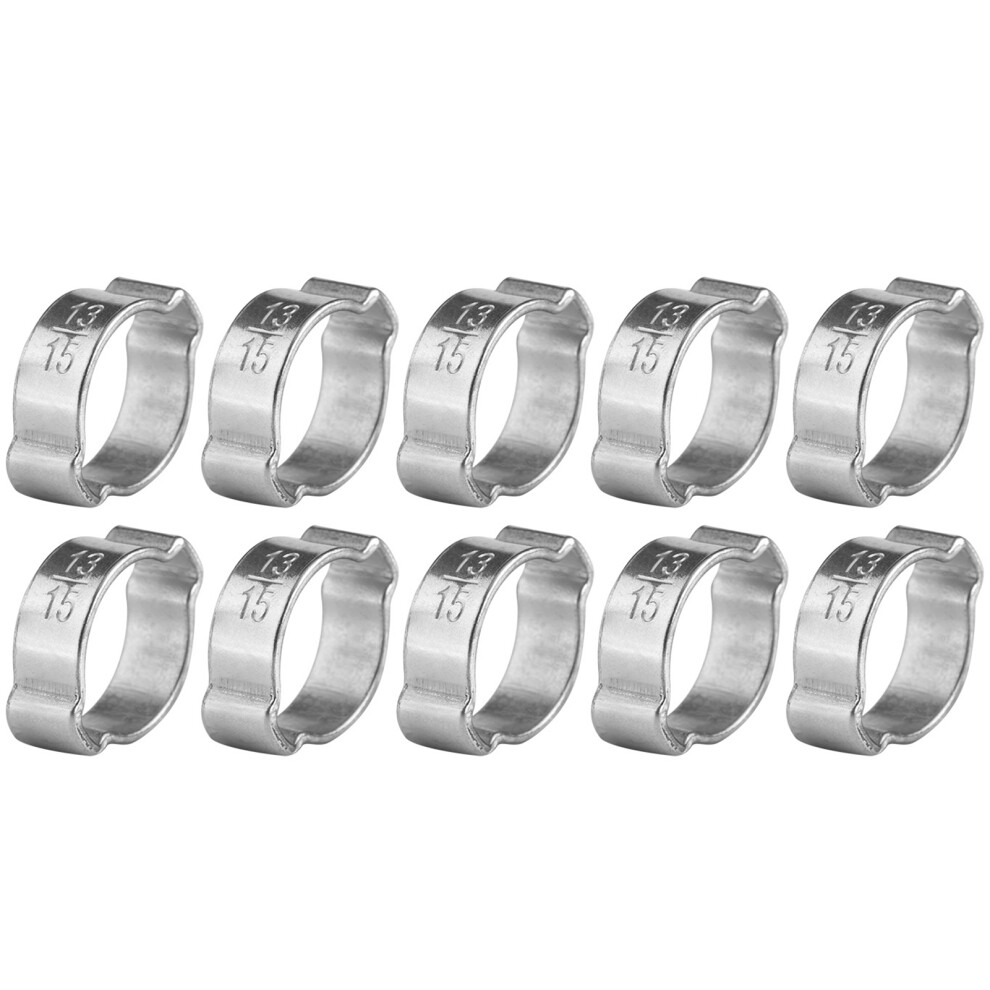 10pcs Zinc Plated Iron Galvanized Two Ear Hose