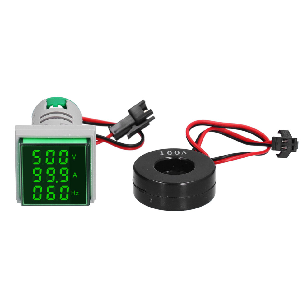 Digital Led Indicator Lamp Square 3ÂDisplay Signal Light 8320539808475