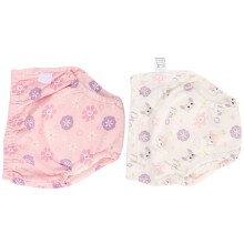 Baby Baumwoll-Trainingsunterhose 2 Stück, Windelhöschen für Neugeborene, Größe 3#, L