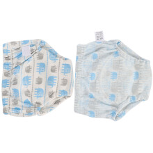 2 Stück Baby-Wachshose für die Töpfchentraining, Baumwolle, 6-24 Monate, Größe 23x22,5cm