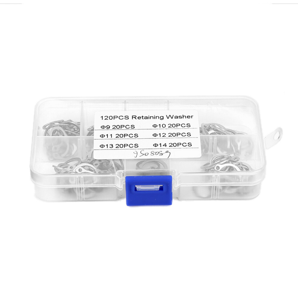 120pcs Stainless Steel Snap Retaining Ring Circlip