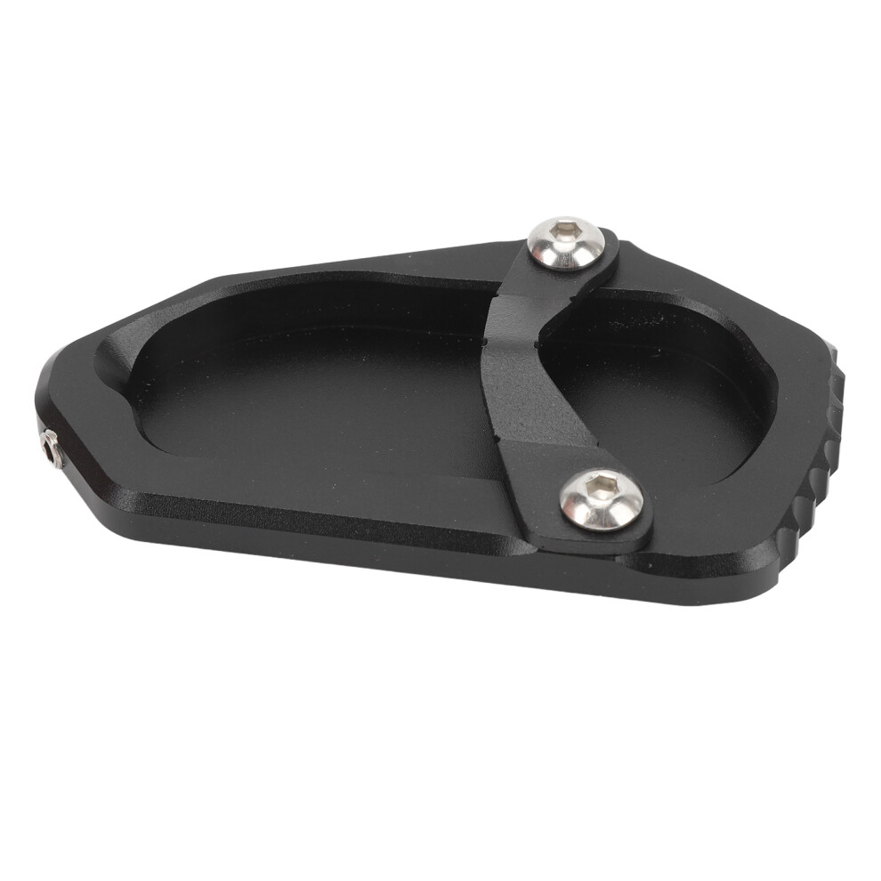 Motorcycle Kickstand Plate Aluminum Alloy Foot Black 8320539809342