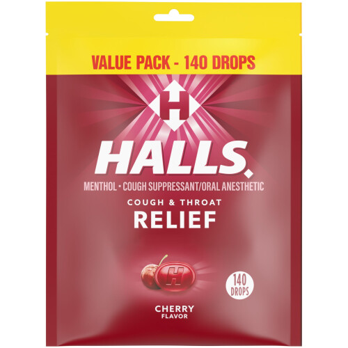 Halls Halls Relief Cherry Cough Drops Value Pack 140 drber