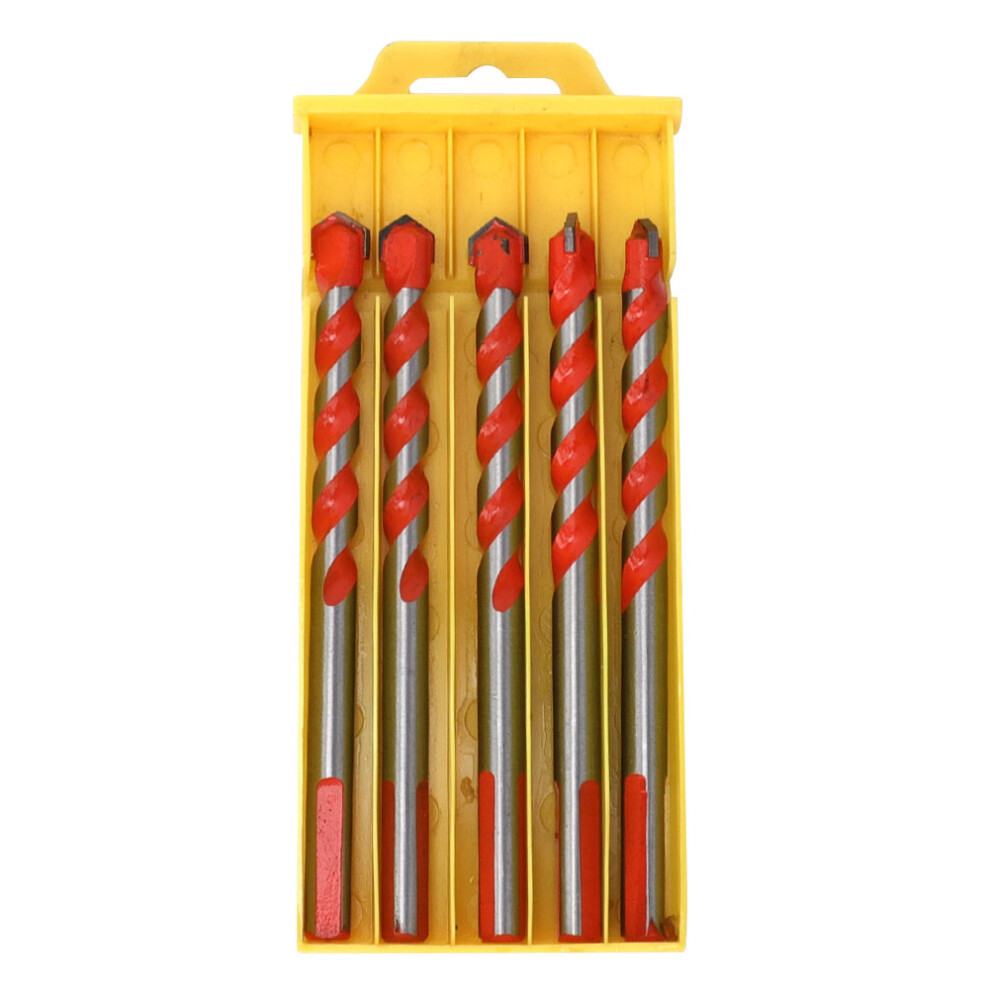 5Pcs Drill Bits High Wear Resistance Alloy Head