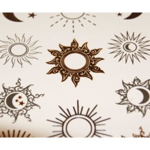 Temporäre Tattoos - Sonne &amp; Mond - Goldverzierungen
