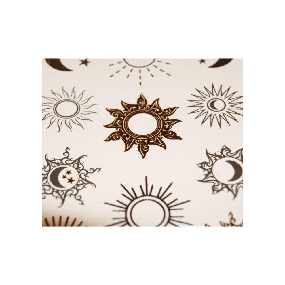 Global Gift Gold/Silver Temporary Tattoos - Sun & Moon - Gilding