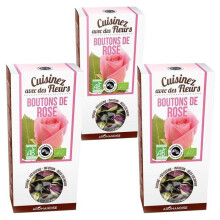 Eßbare Bio-Blüten Rosetten 90 g