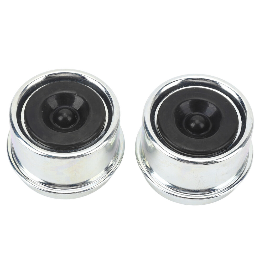 2Pcs Trailer Axle Dust Cap 1.98In Od Galvanized 8320539810225