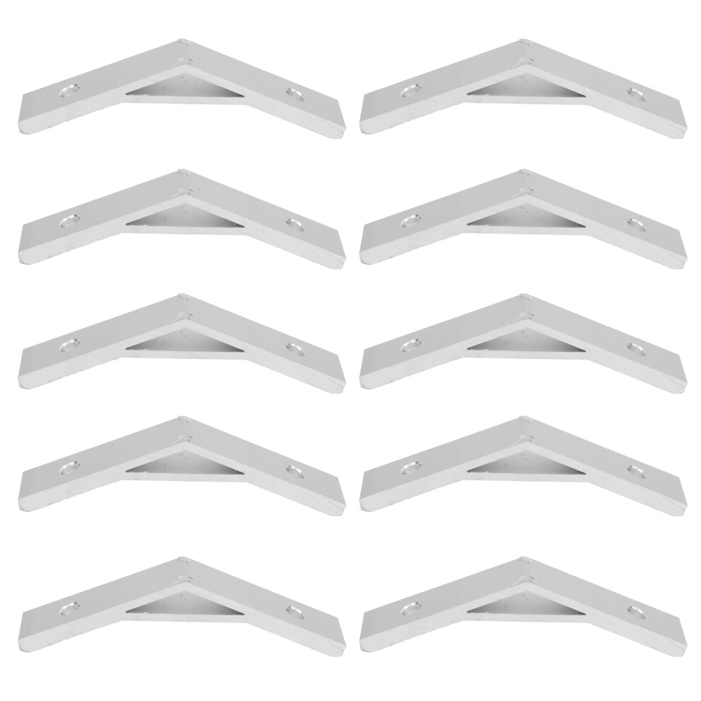 10pcs 135 Degrees Bracket Angle Aluminum Alloy