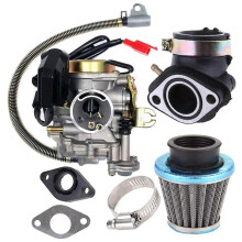 Carburetor Fit for GY6 50CC 49CC 4 Stroke Scooter Taotao Engine 18mm Carb Intake Manifold Air Filter