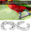 Robuste Aluminium-Parrot-Beinringe für Flugtraining 10er-Pack #12 8
