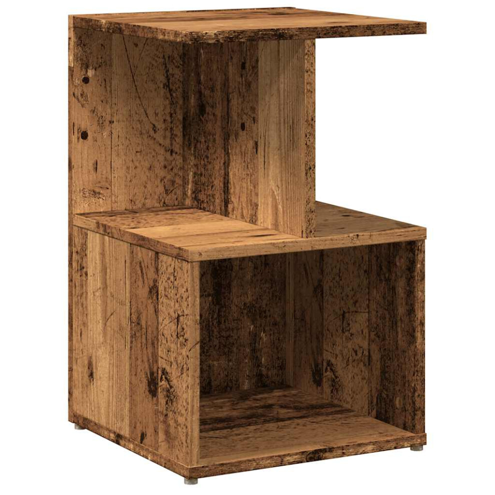 Bedside Cabinet | Bedside Table | Nightstand Old Wood 35x35x55 cm Engineered Wood-image-OPC-PKBC9VM-NEW