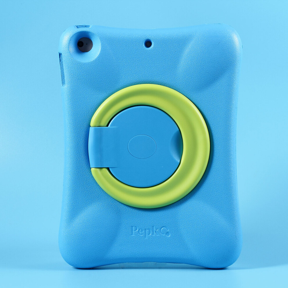(Blue Green) Pepkoo Cool Eva Shockproof Case With 360 Degree Rotary Kickstand For Ipad 9.7-Inch (2018) (2017) Blue,Green 6914288936231