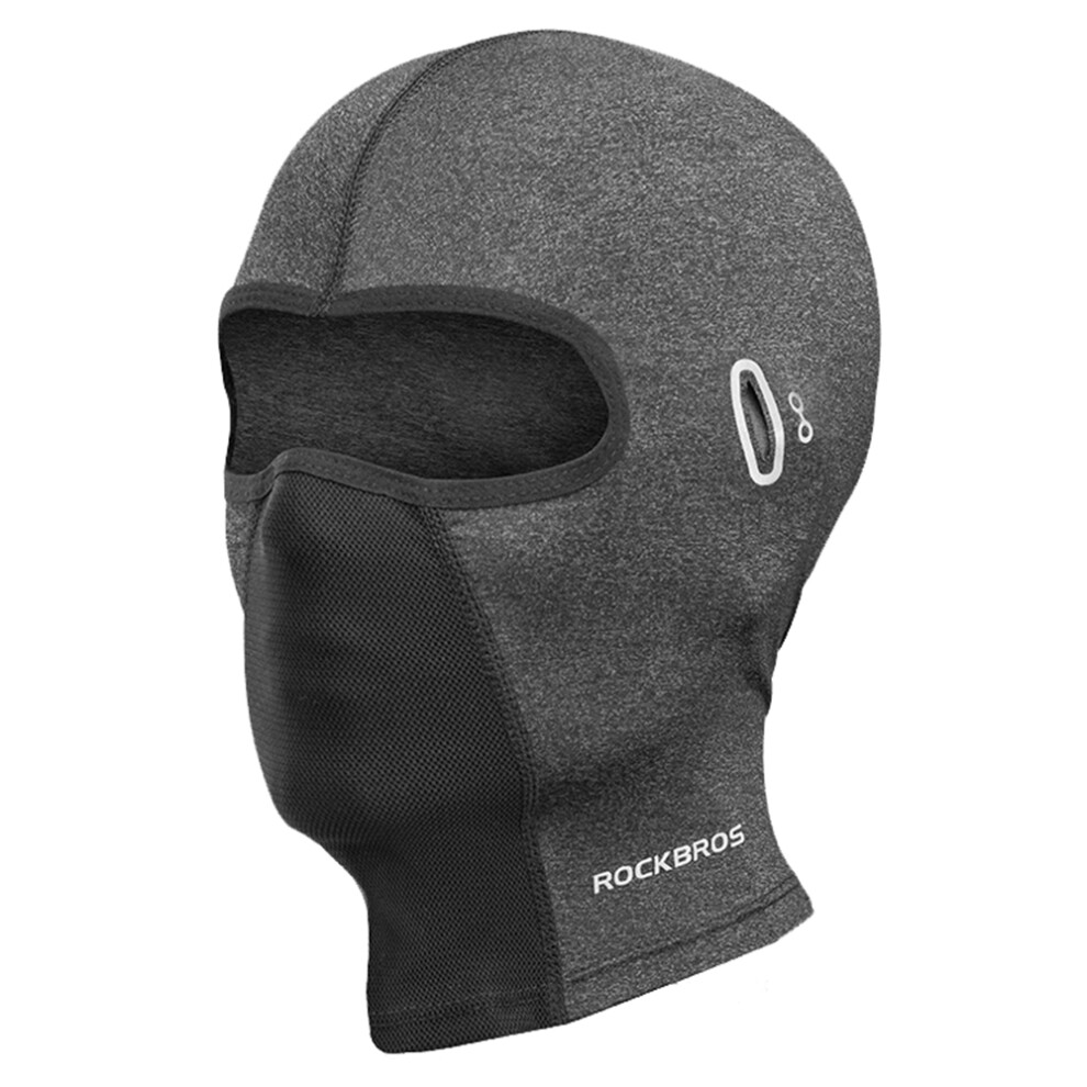 ( Grey/With Glasses Hole) Rockbros Lf8064 Motorcycle Face Mask Sun Protection Ice Silk Outdoor Cycling Balaclava Cap Scraf Stretch Helmet Liner Dark/Grey 6914288271141