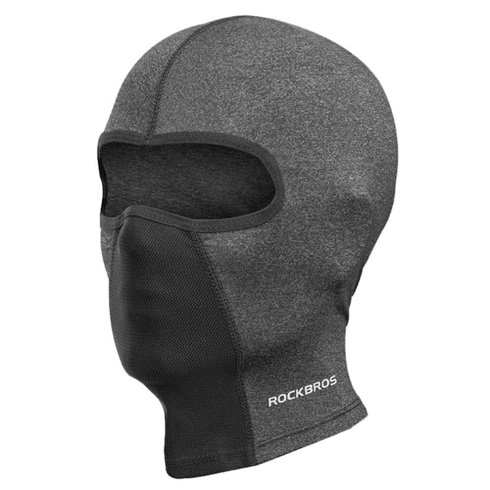 ( Grey/Without Glasses Hole) Rockbros Lf8064 Motorcycle Face Mask Sun Protection Ice Silk Outdoor Cycling Balaclava Cap Scraf Stretch Helmet Liner Dark/Grey 6914283876990