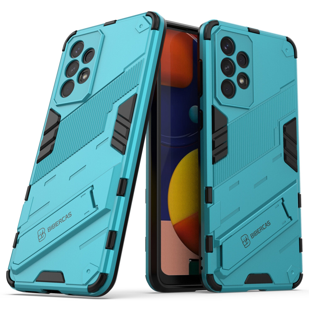 (Baby ) Shockproof Kickstand Phone Case Tpu + Pc Hybrid Cover For Samsung Galaxy A33 5G Blue 6914287333055