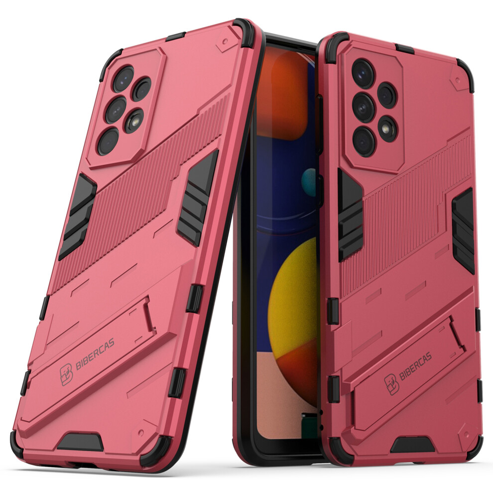 (Rose) Shockproof Kickstand Phone Case Tpu + Pc Hybrid Cover For Samsung Galaxy A33 5G 6914287738607