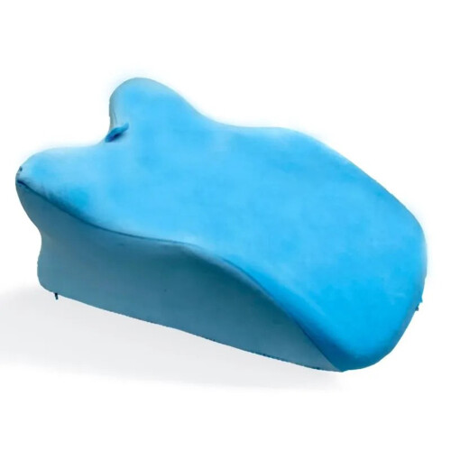 (Sky Blue) Multifunction Intimate Positioning Pillow for Couples Ergonomic Memory Foam Support Cushion