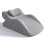 (Light Grey) 2Pcs Set Ergonomic Memory Foam Intimate Positioning Pillow for Couples with Mini Support Cushion 1
