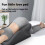 (Dark Grey) 2Pcs Set Ergonomic Memory Foam Intimate Positioning Pillow for Couples with Mini Support Cushion 4