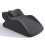 (Dark Grey) 2Pcs Set Ergonomic Memory Foam Intimate Positioning Pillow for Couples with Mini Support Cushion 1