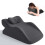 (Dark Grey) 2Pcs Set Ergonomic Memory Foam Intimate Positioning Pillow for Couples with Mini Support Cushion 3