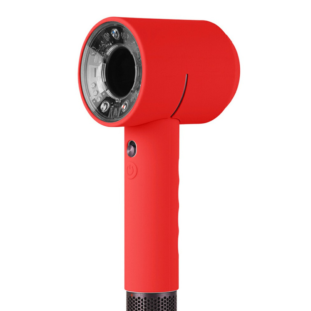Red (Red) For Dyson Supersonic Nural (Hd16) Hair Dryer Silicone Skin Cover Anti Scratch Protective Case